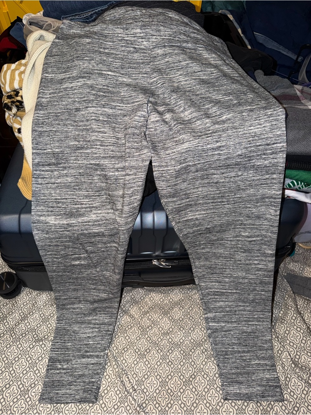 Gray Heather Jogger Bottoms - Comfortable Everyday Wear